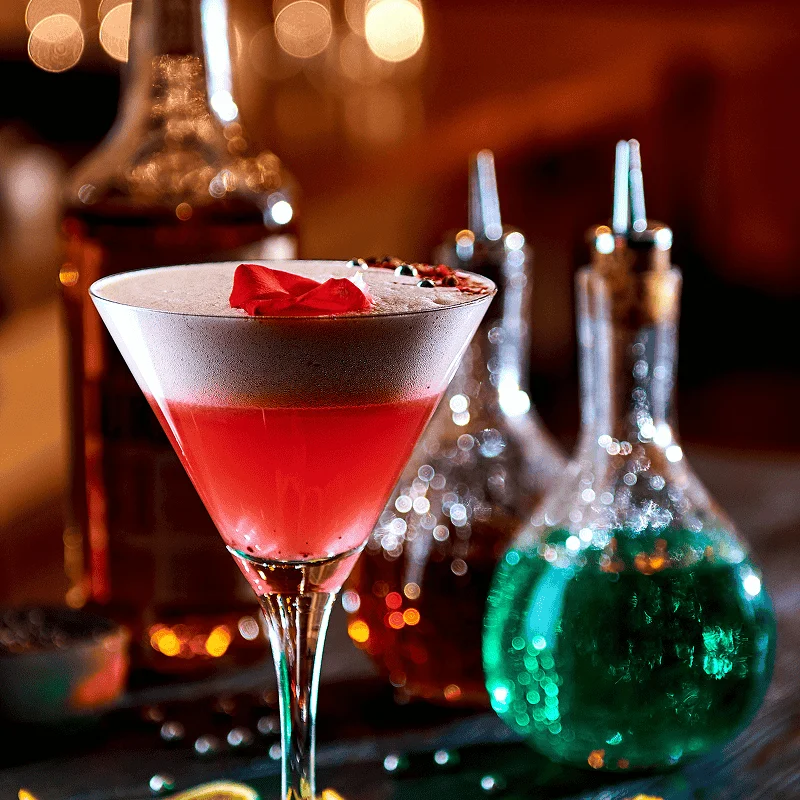 Close-up of a spinning roulette wheel